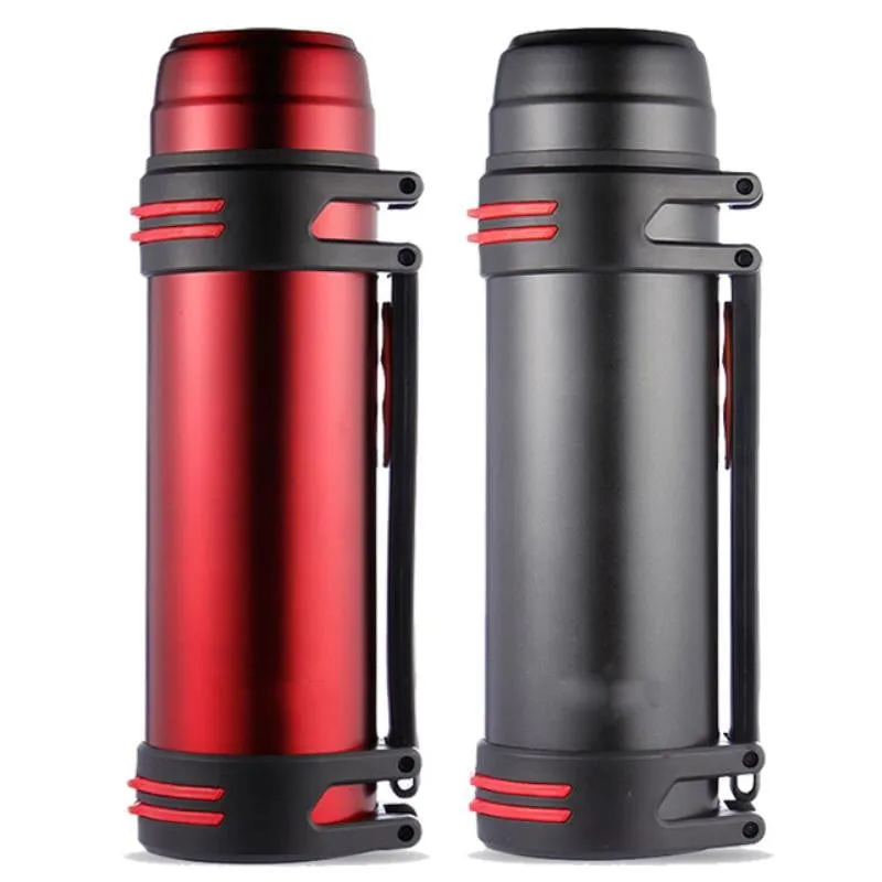 The Aqua Grail Thermo - Stainless Steel Double Walled Vacuum Thermos w Handle