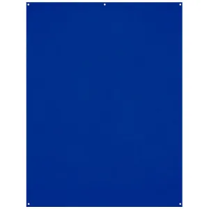 Wrinkle-Resistant Backdrop - Royal Blue / Chroma-Key Blue (5' x 7')