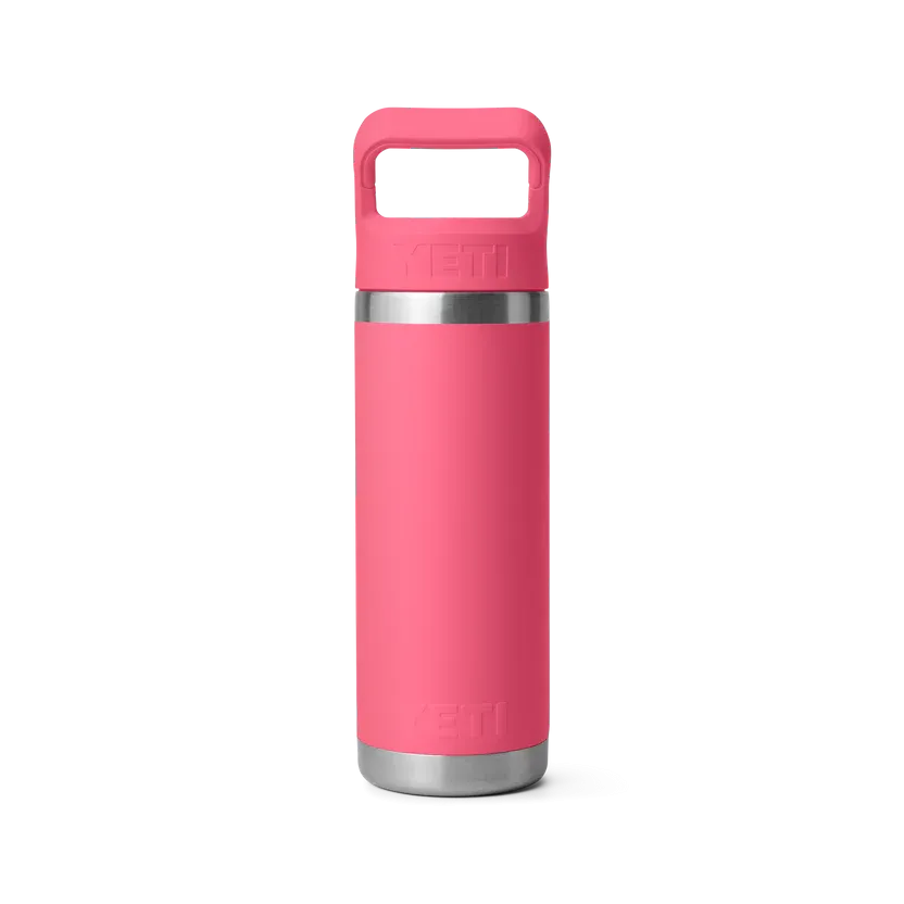 YETI Rambler 18 OZ (532ml) Bottle With Straw Cap - Tropical Pink