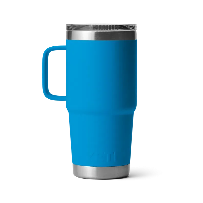 YETI Rambler 20oz 591ml Travel Mug - Big Wave Blue