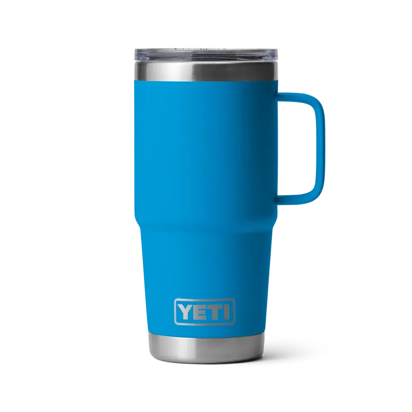 YETI Rambler 20oz 591ml Travel Mug - Big Wave Blue